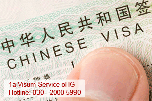 China Visum Hongkong Macau